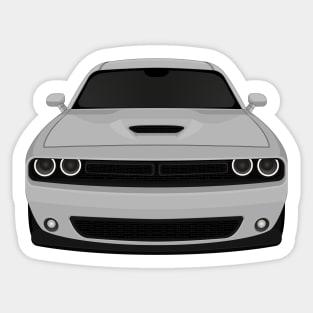 Challenger Grey Sticker